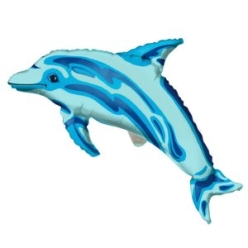 Jumbo 3 ft Dolphin Airfill Balloon